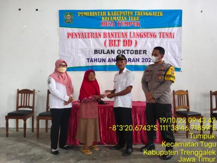 pembagian BLT DD bulan Oktober 2022